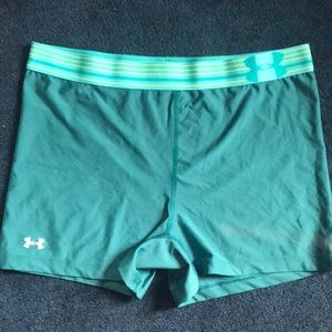 Aqua spandex (like Nike pros)